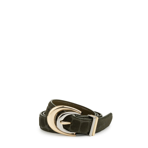 Vincent Belt XS-M - Olive Croc Sancia
