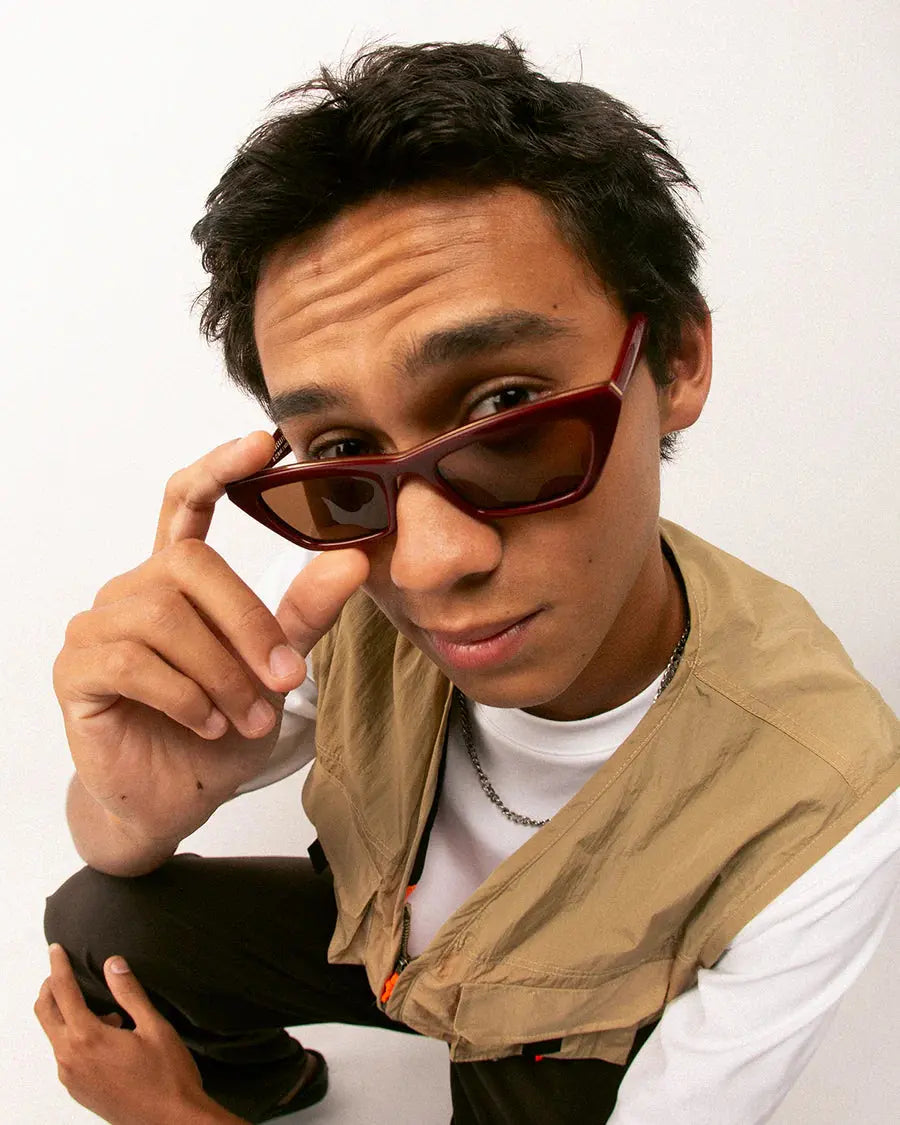 Fae Sunglasses - Burgandy Oscar and Frank