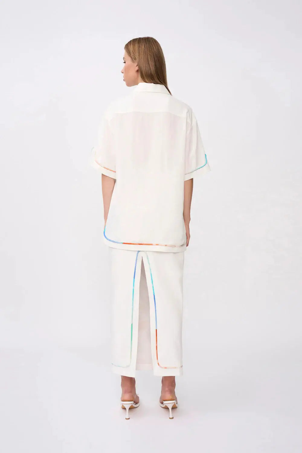 Fiori Applique Shirt By Johnny