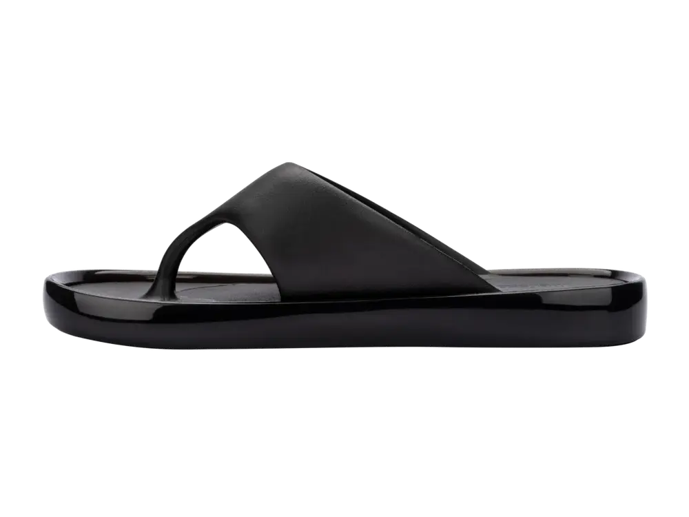 Melissa float thong black left side view