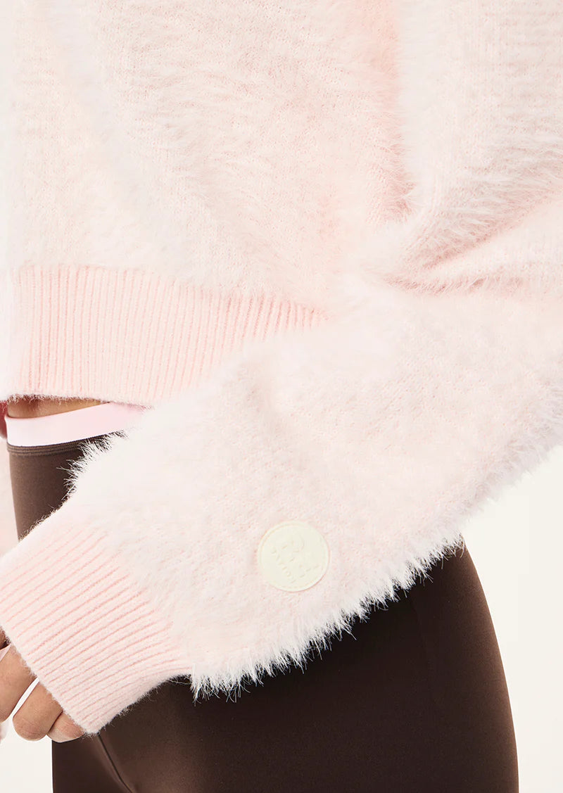 Greenpoint V Neck Knit - Chalk Pink P.E Nation