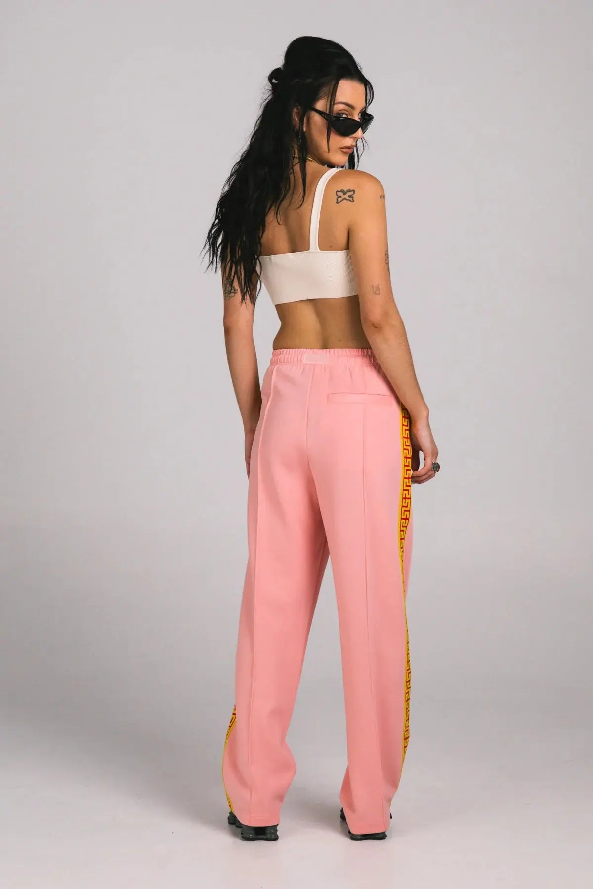 Geo Track Pants - Pink Something Very Special