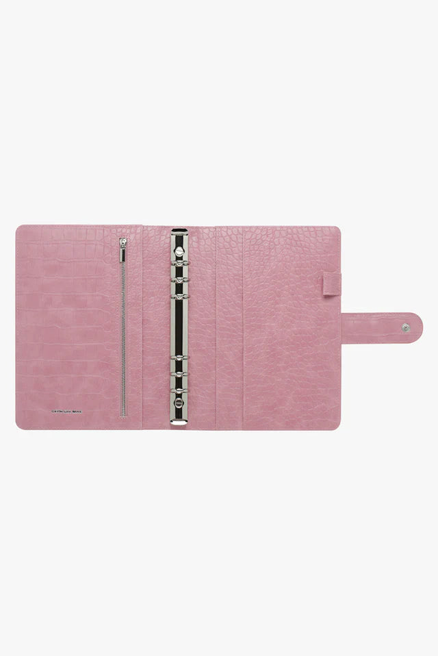 Mara A5 Planner Cover - Pink Croc Georgia Mae