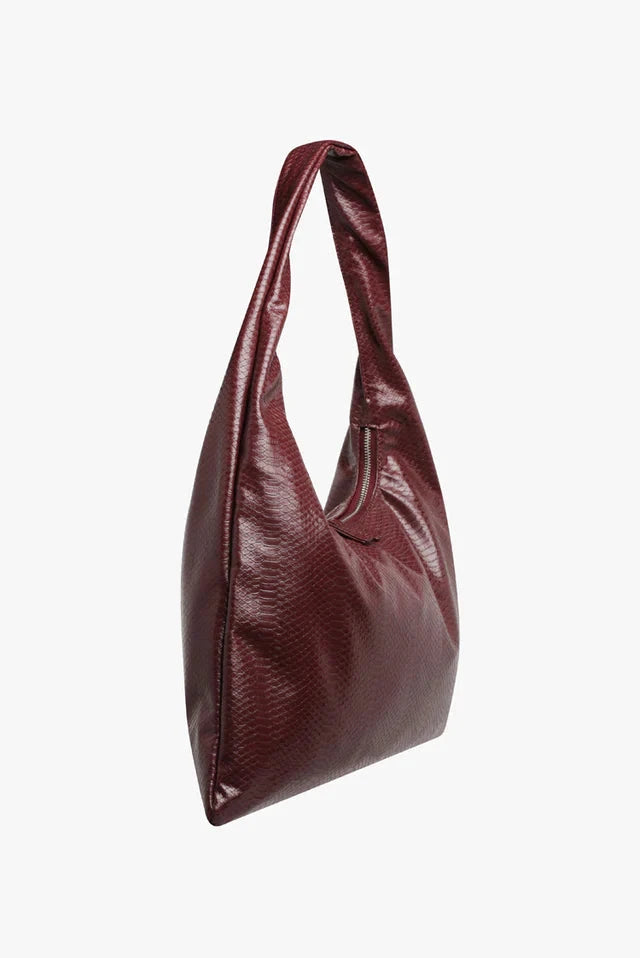 Jones Bag - Burgundy Croc Georgia Mae