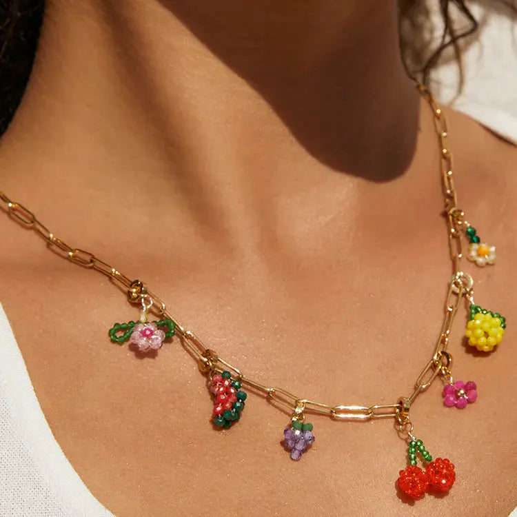 Grape Beaded Charm Arms of Eve