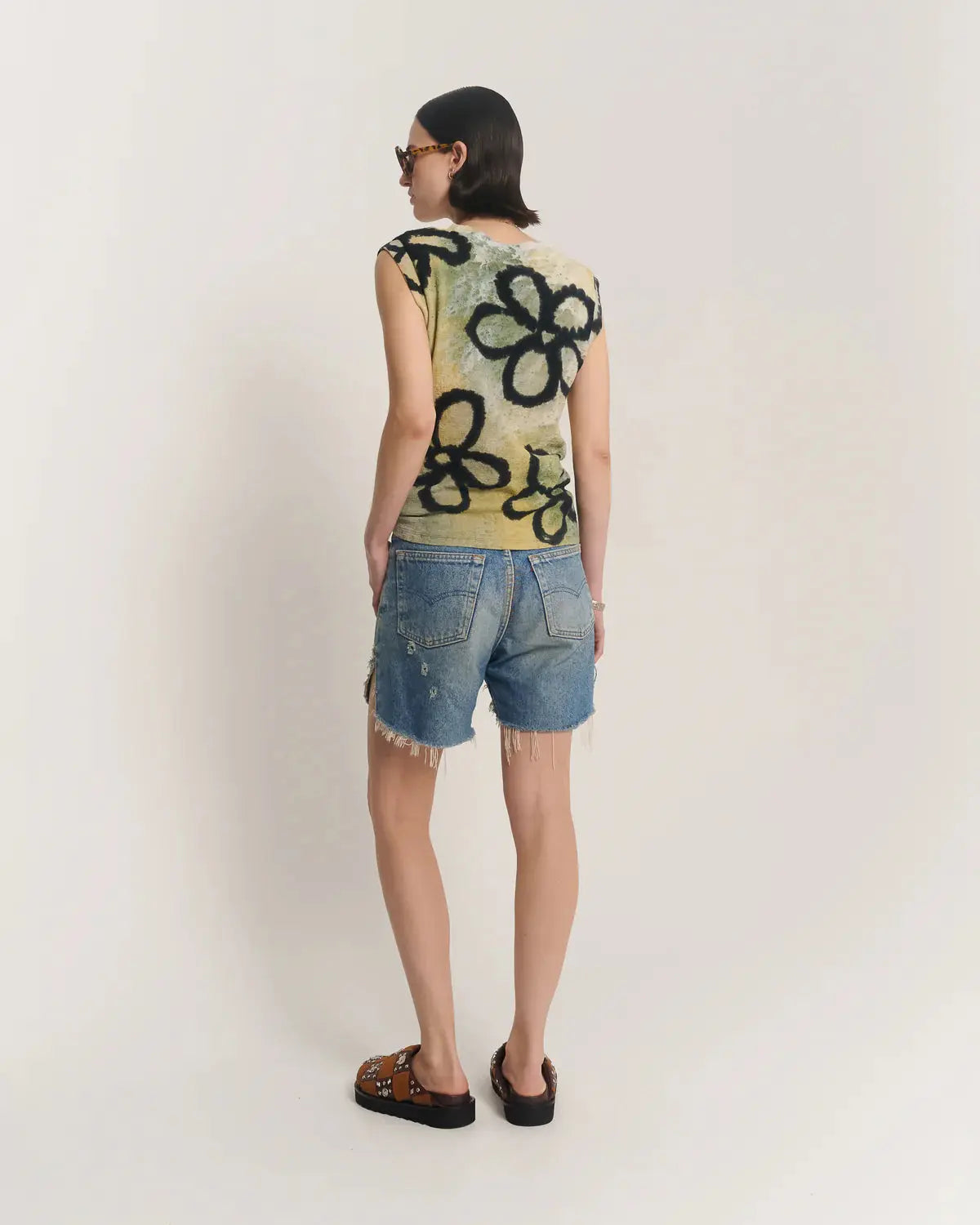 Hand Dyed Hemp Flower Tank The Tales