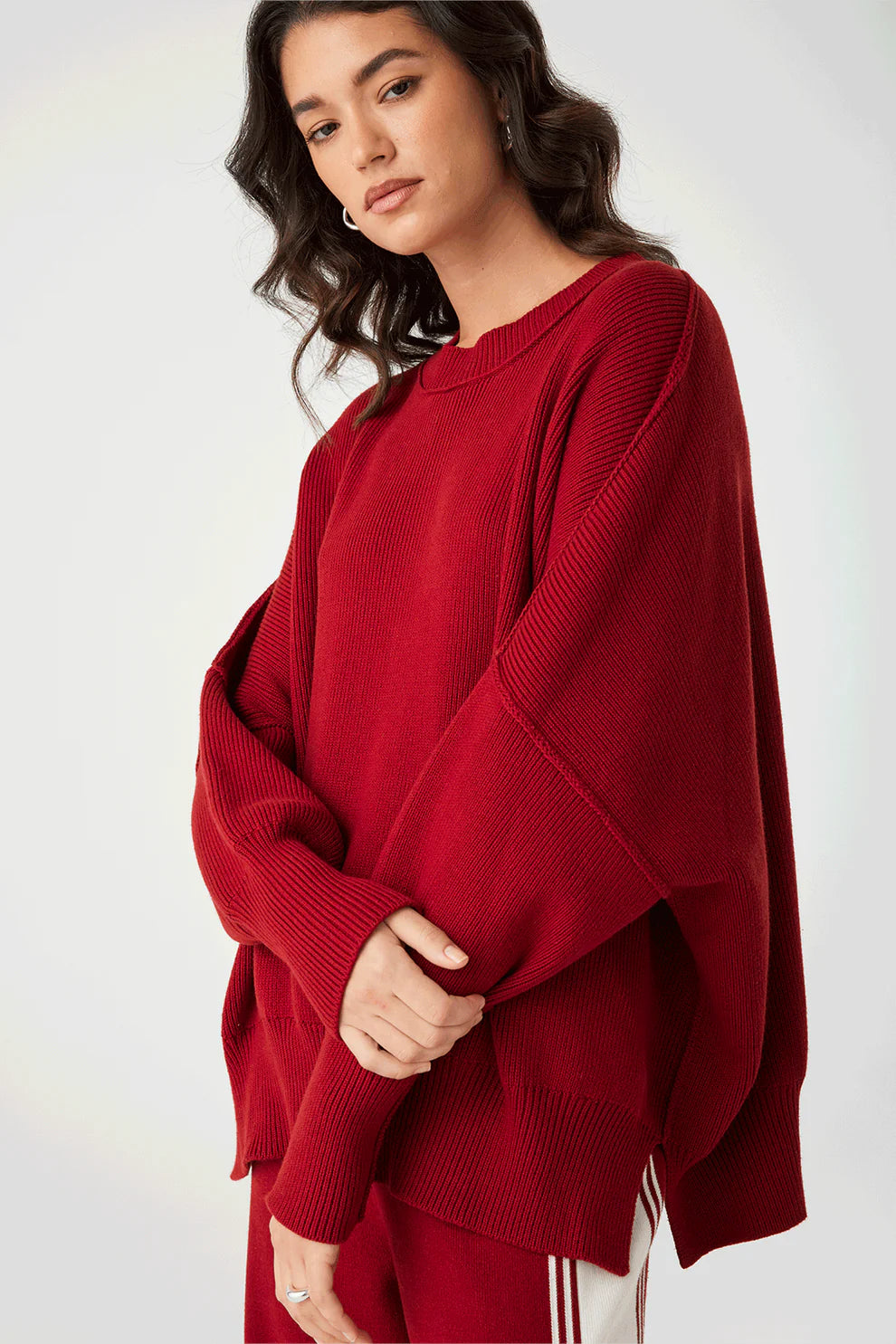 Harper Sweater - Wine Arcaa at Cloth In Brick 03