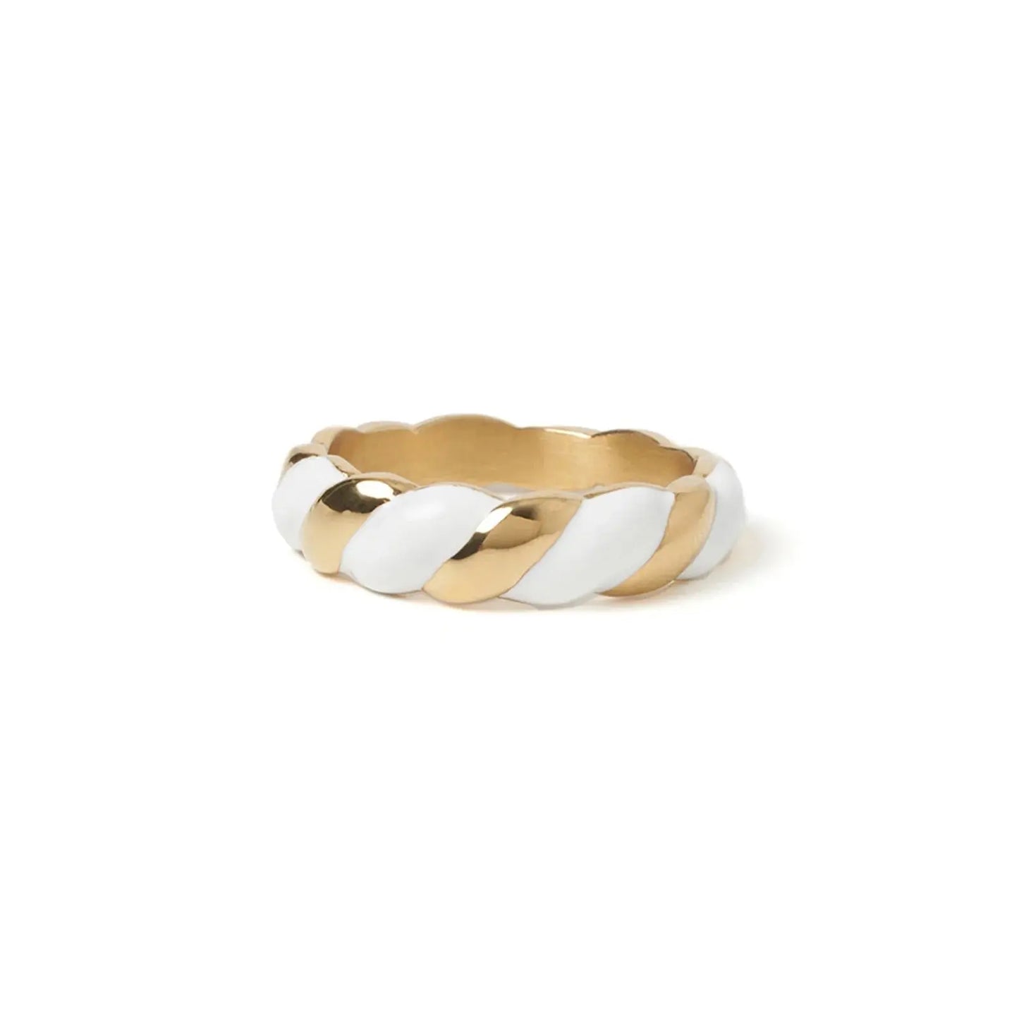 Hudson Gold and Enamel Ring Arms of Eve
