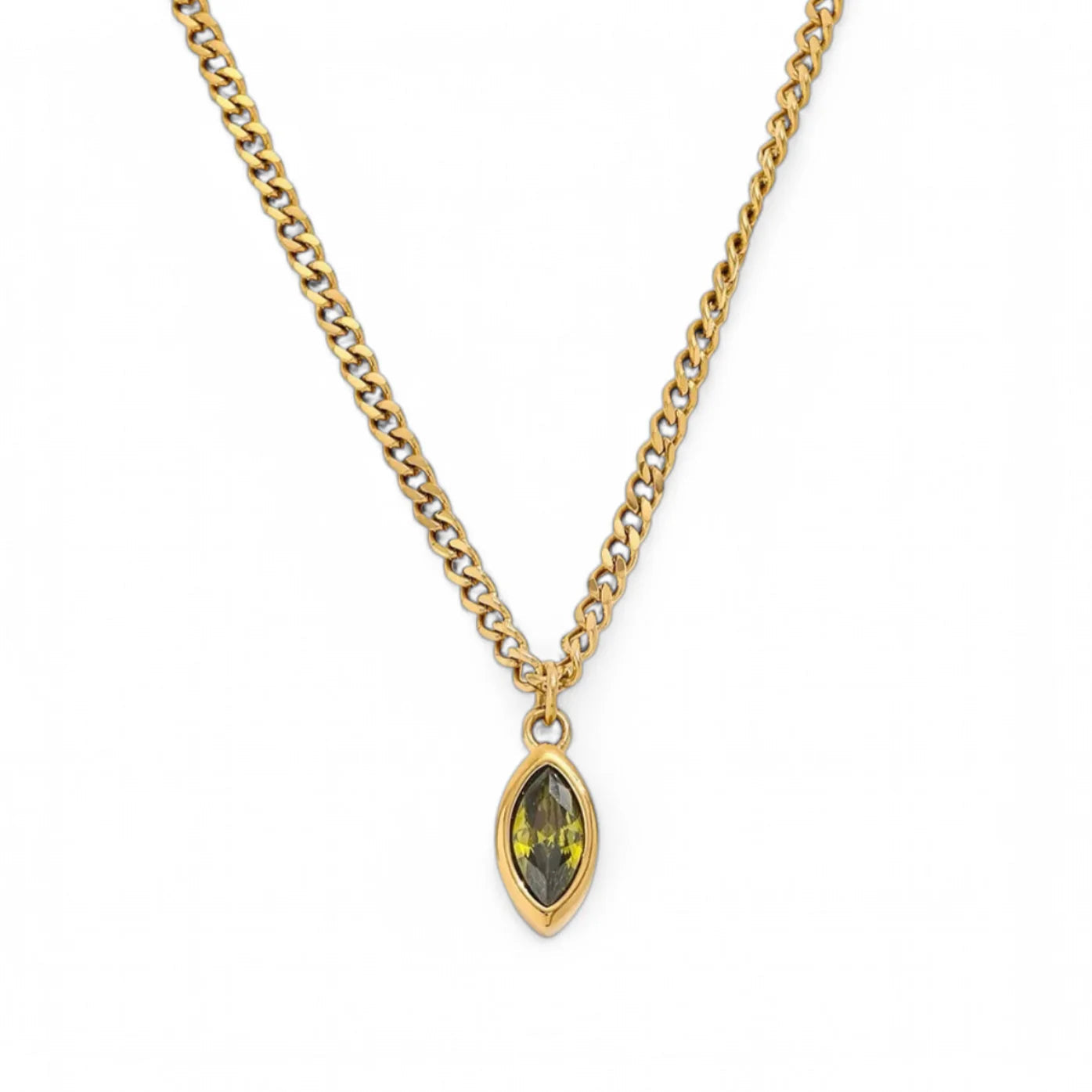 Olivine Necklace Zaya Collective