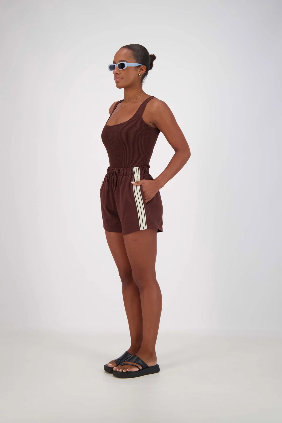 Panarea Shorts - Brown Jasmine Alexa
