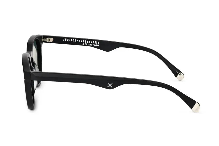 Justice Sunglasses - Matte Black Oscar and Frank