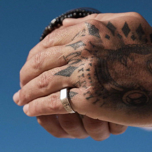 Kai Men's Silver Ring Arms of Eve