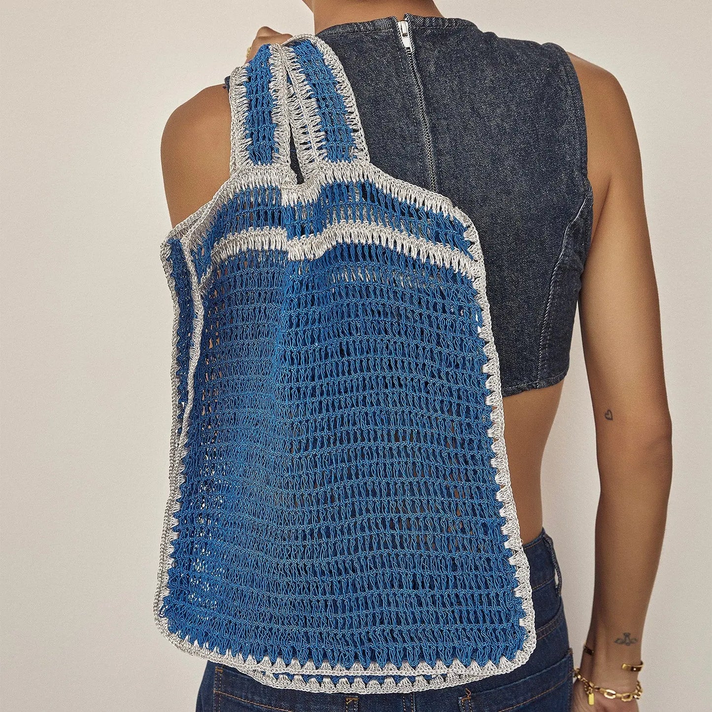 Lani Beach Bag - Blueberry Arms of Eve