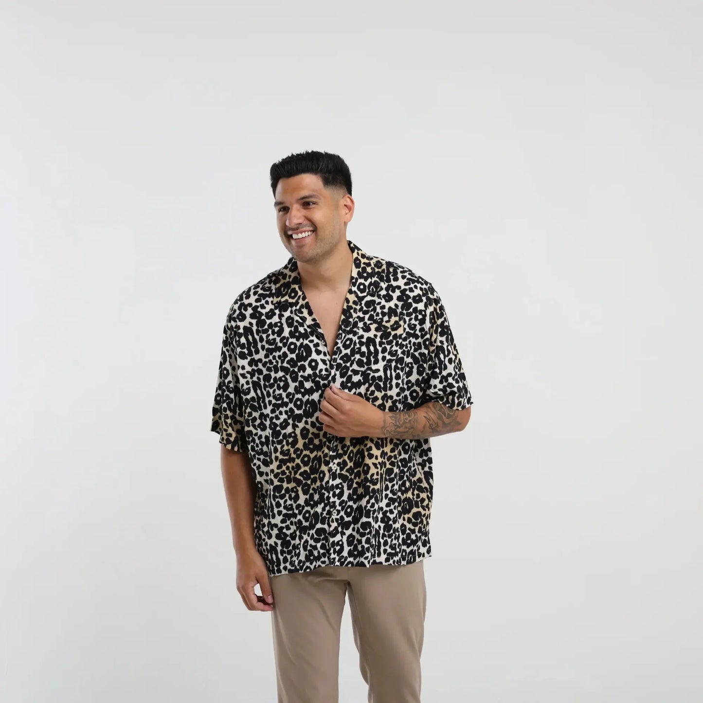 Leopard Viscose Shirt Vons Collective