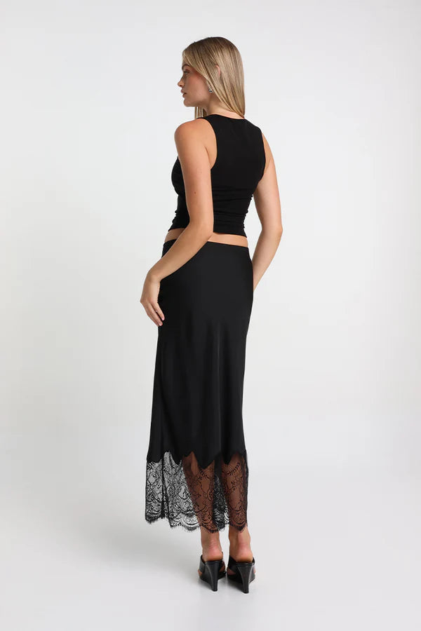 Luella Maxi skirt - Black Madison