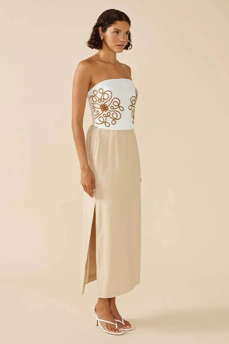 Luna Embroidered Top Mon Renn
