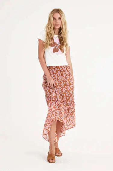 Macyn T-Shirt Ecru The Summery Copenhagen