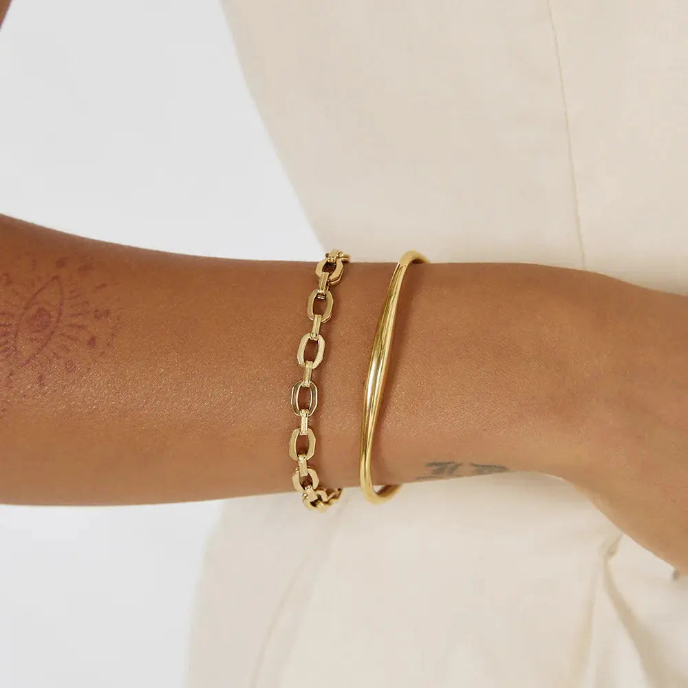 Madison Gold Cuff Bracelet Arms of Eve