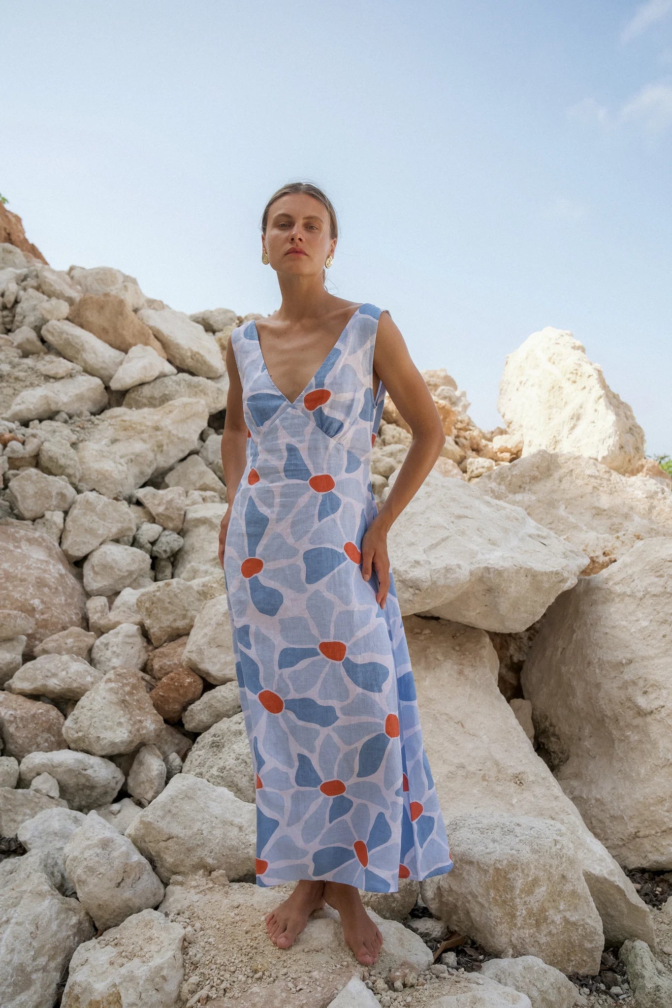 Mara Midi Dress - Bloom pops + co