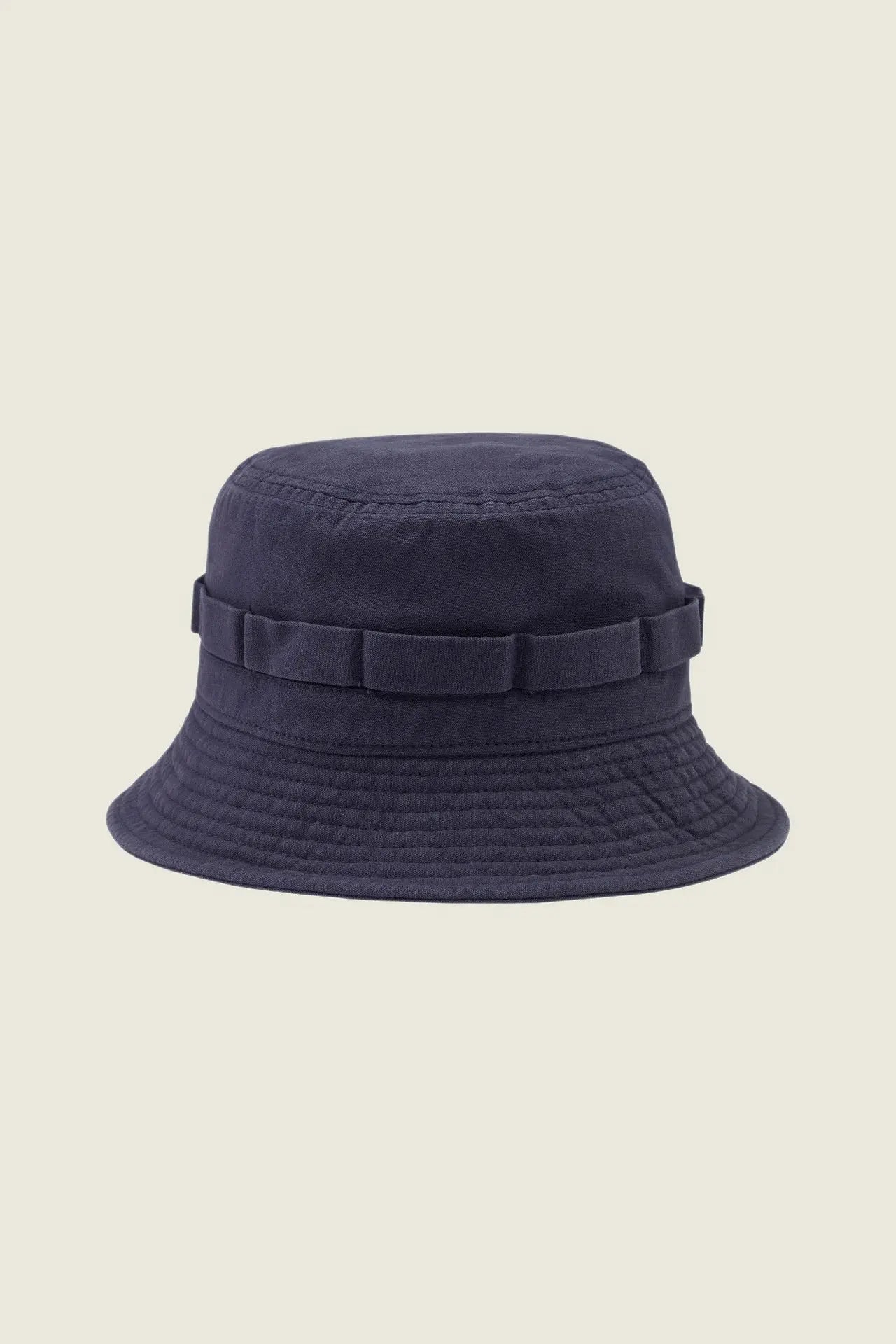 Navy Fisherman Canvas Bucket Hat OAS