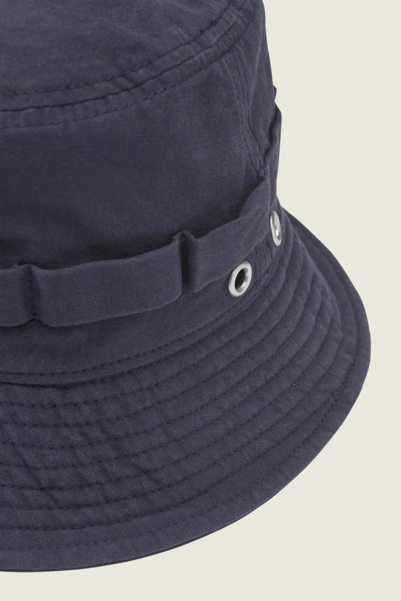 Navy Fisherman Canvas Bucket Hat OAS