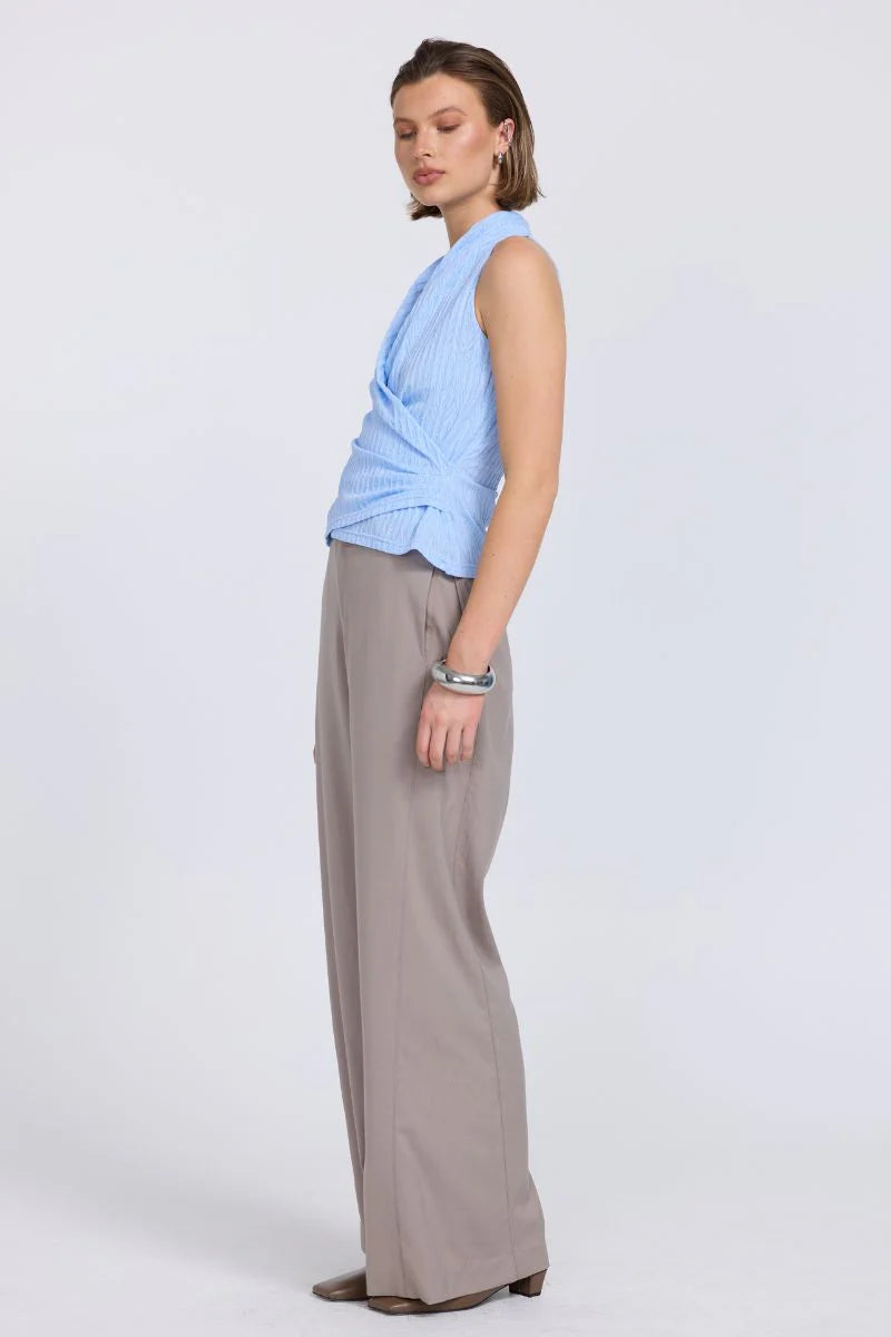 Nostalgia Mesh Top - Sky Sovere