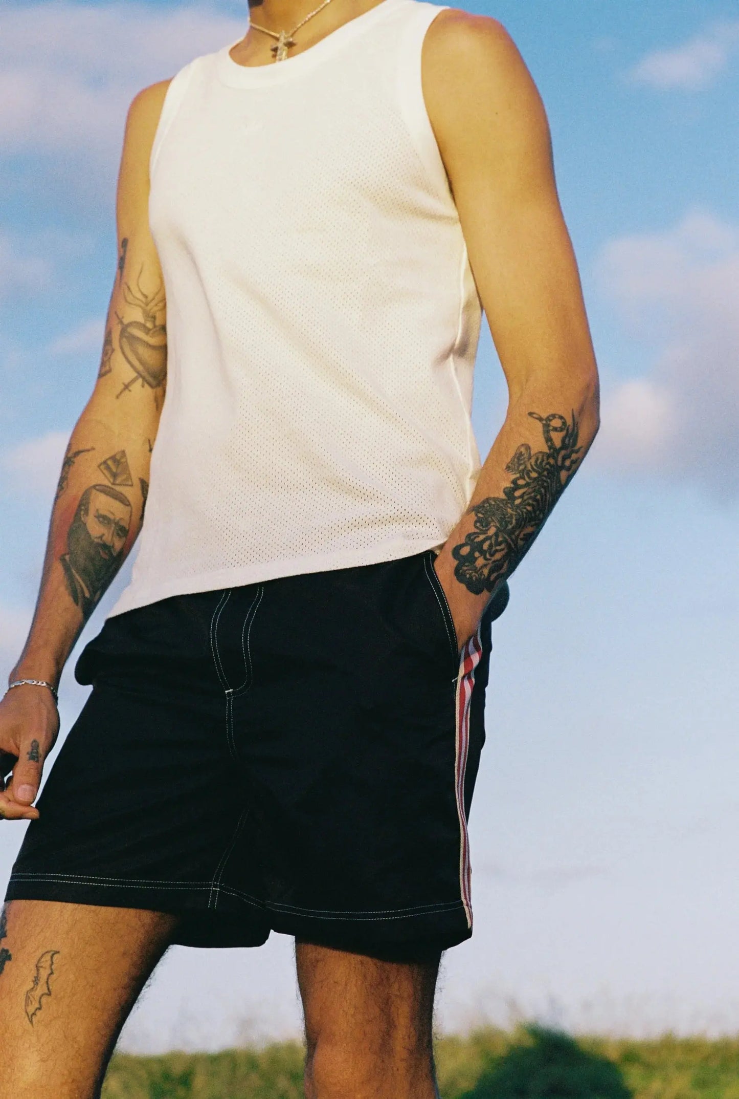 Nylon Vacay Swim Short - Black Something Very Special