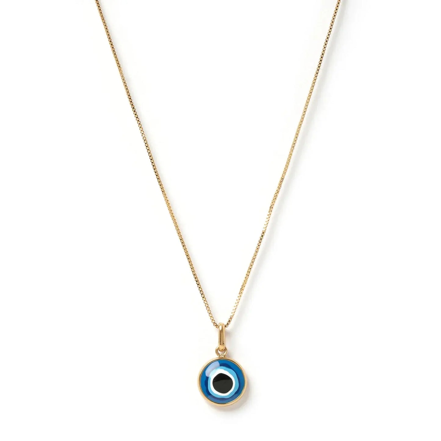 Occhio Gold Charm Necklace Arms of Eve