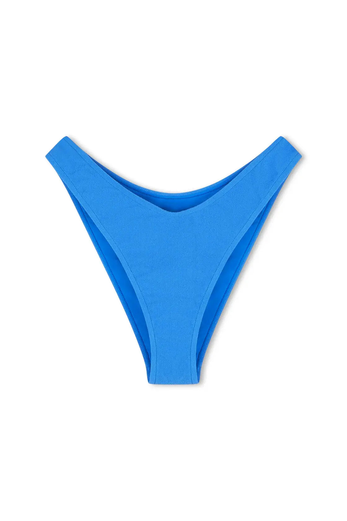 Ocean Blue Textured Curve Brief - Ocean Blue Zulu & Zephyr