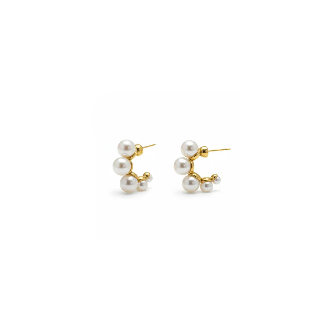 Pia Earrings - Gold Tania Claire