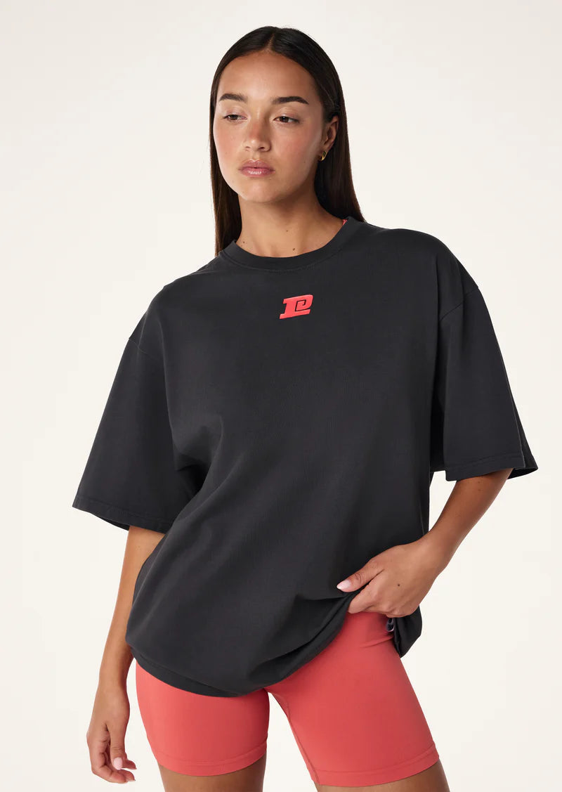 Playfield Tee - Washed Black P.E Nation at cloth in brick 02
