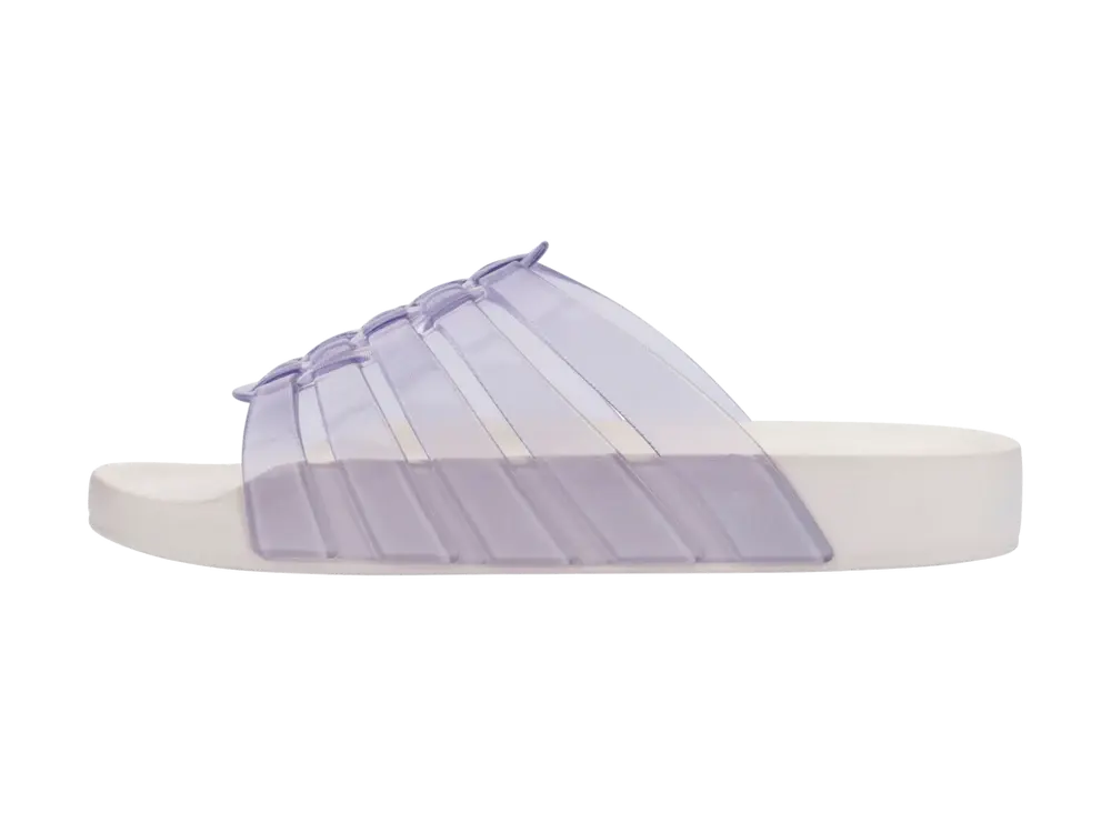 Melissa Possession Slide Clear/White left side view