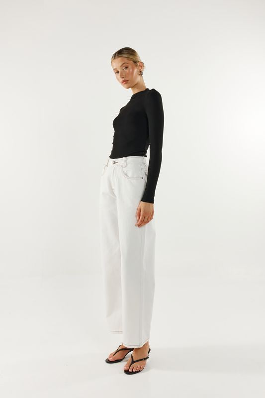 Caden L/S Top - Black Madison