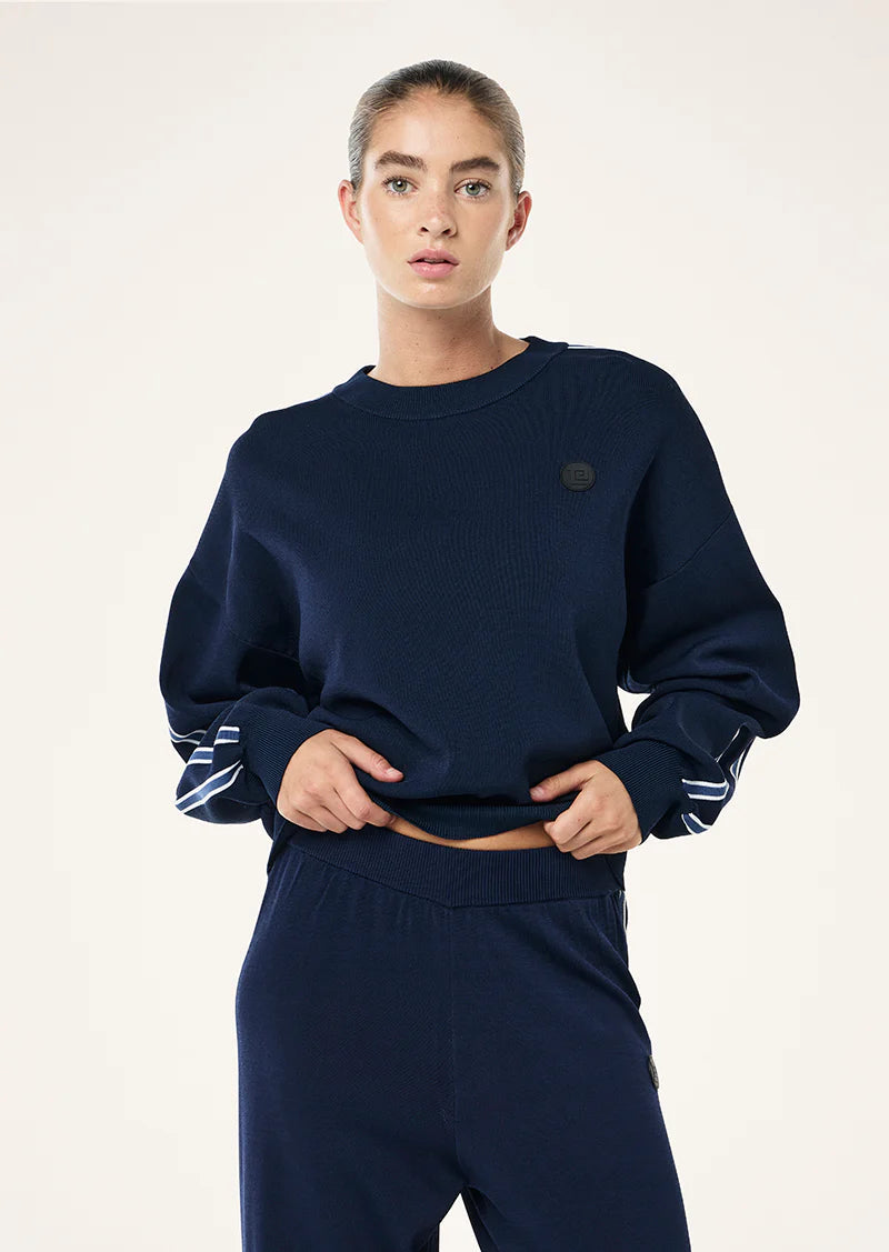 Retreat Knit Jumper - Dark Navy P.E Nation