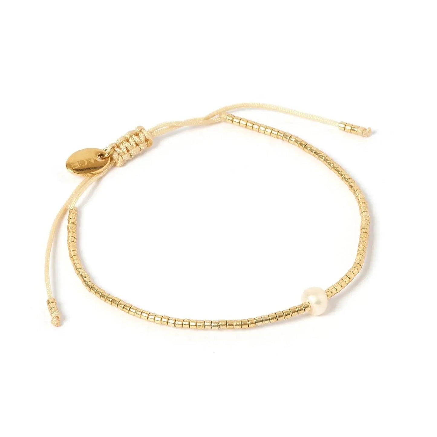 River Gold and Pearl Bracelet Arms of Eve