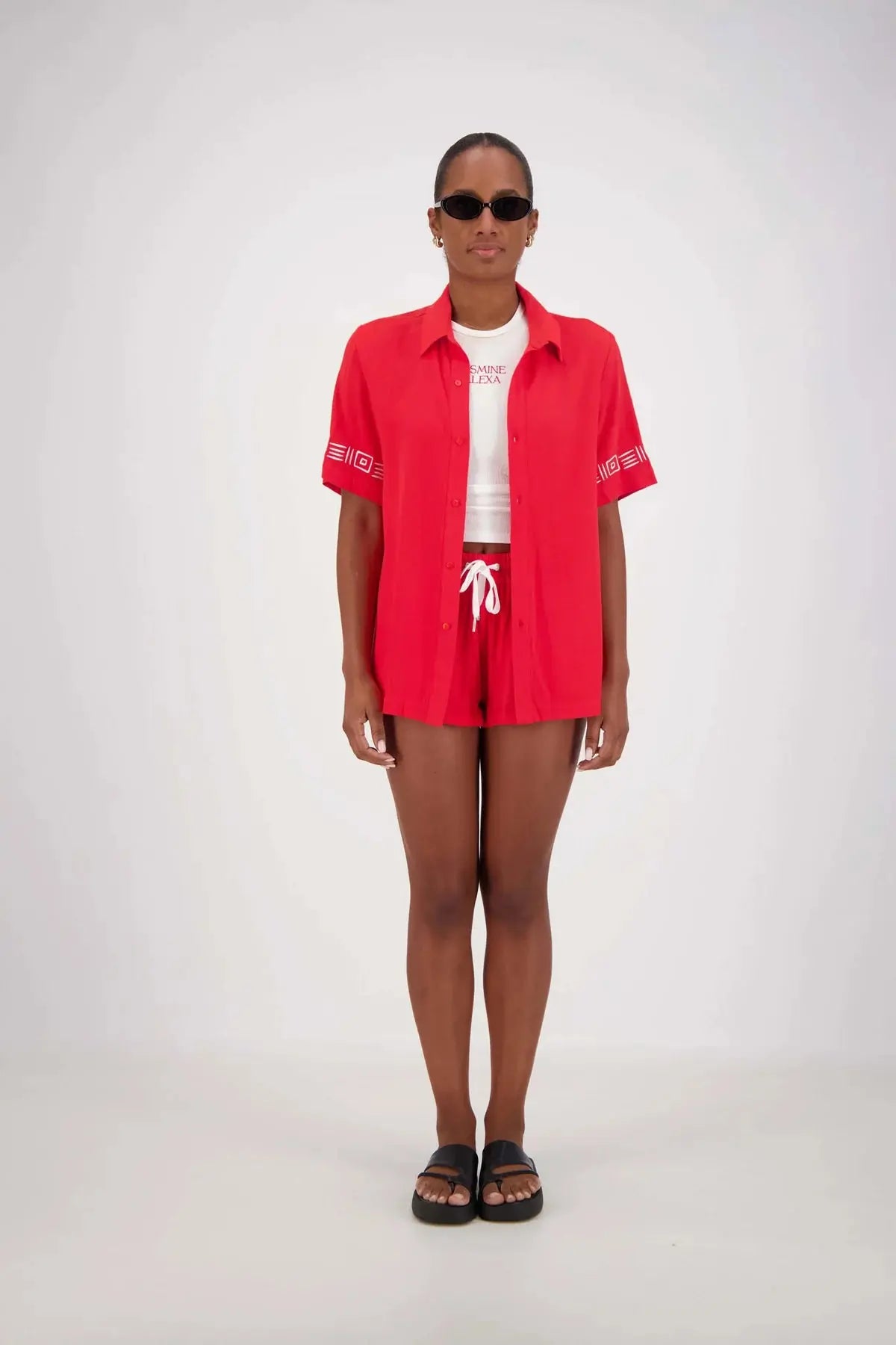 Rosetta Shirt - Red Jasmine Alexa