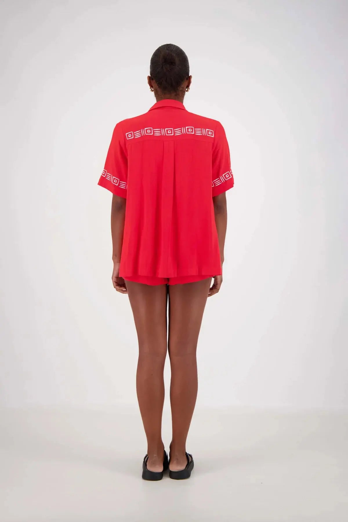 Rosetta Shirt - Red Jasmine Alexa