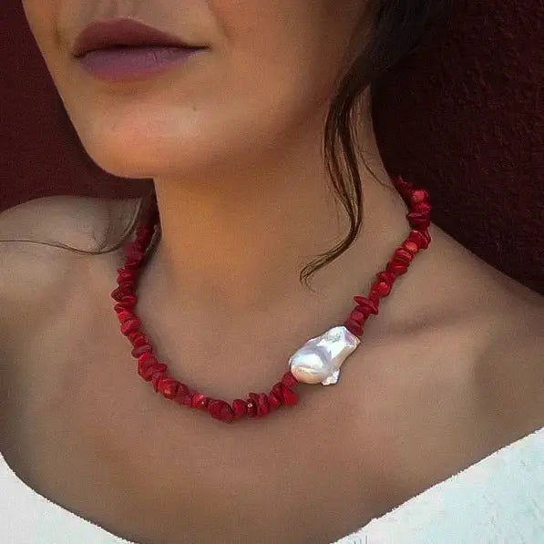 Ruby Necklace Zaya Collective