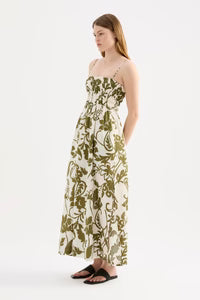 Dahlia Maxi Dress Nude Lucy
