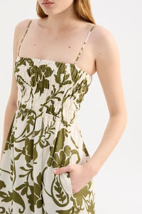 Dahlia Maxi Dress Nude Lucy