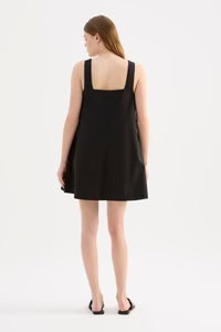 Alexis Mini Dress - Black Nude Lucy