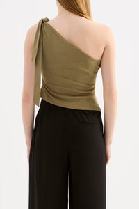 Fiora Mesh Top - Deep Olive Nude Lucy