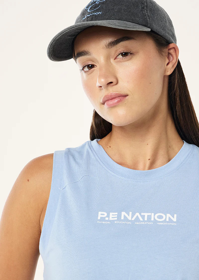 Shuffle Tank - Dusty Blue P.E Nation