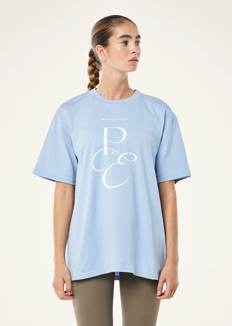 South Bank 2 Tee - Dusty Blue P.E Nation