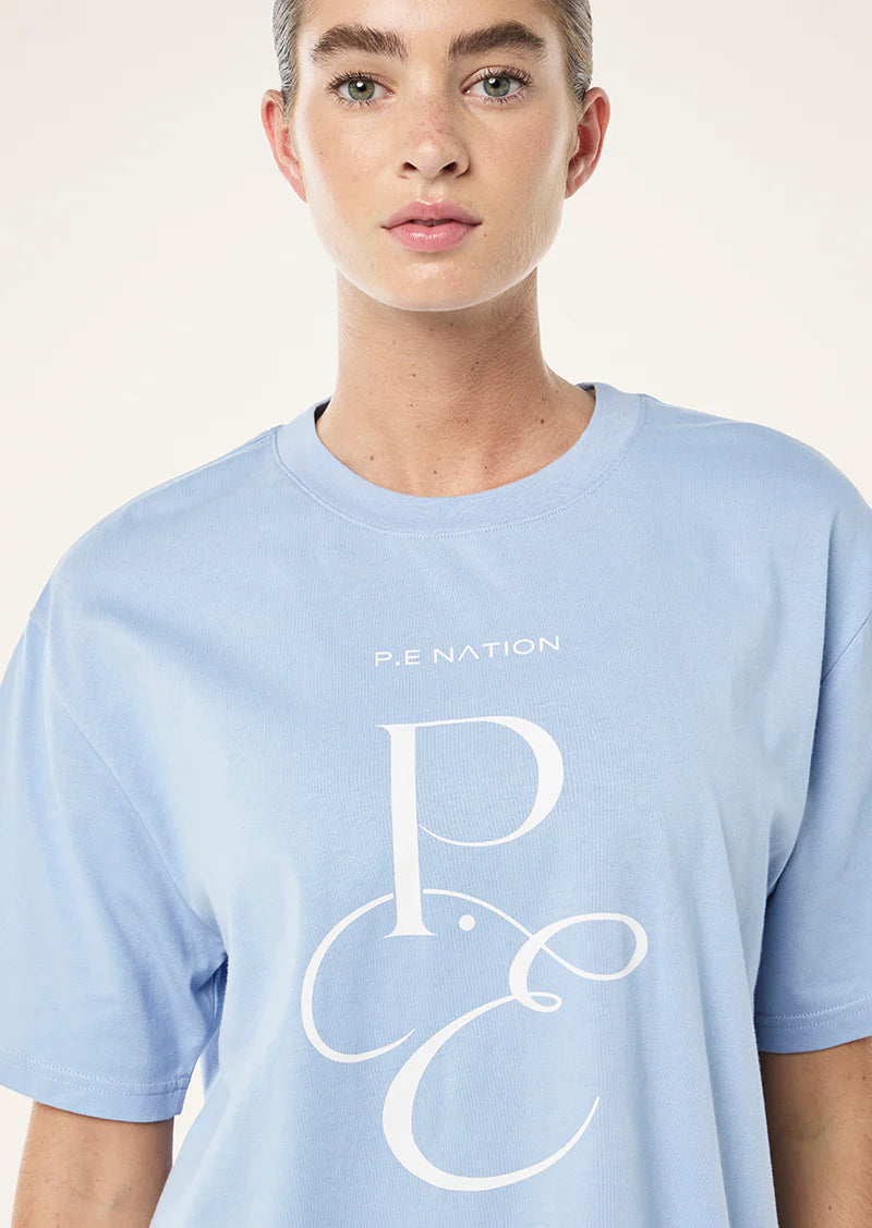South Bank 2 Tee - Dusty Blue P.E Nation