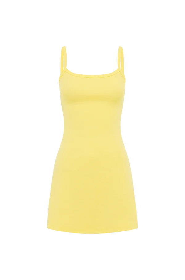 A-Line Mini Dress - Lemon Summi Summi