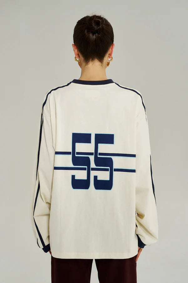 Bleu 55 LS Tee - Vintage White Summi Summi