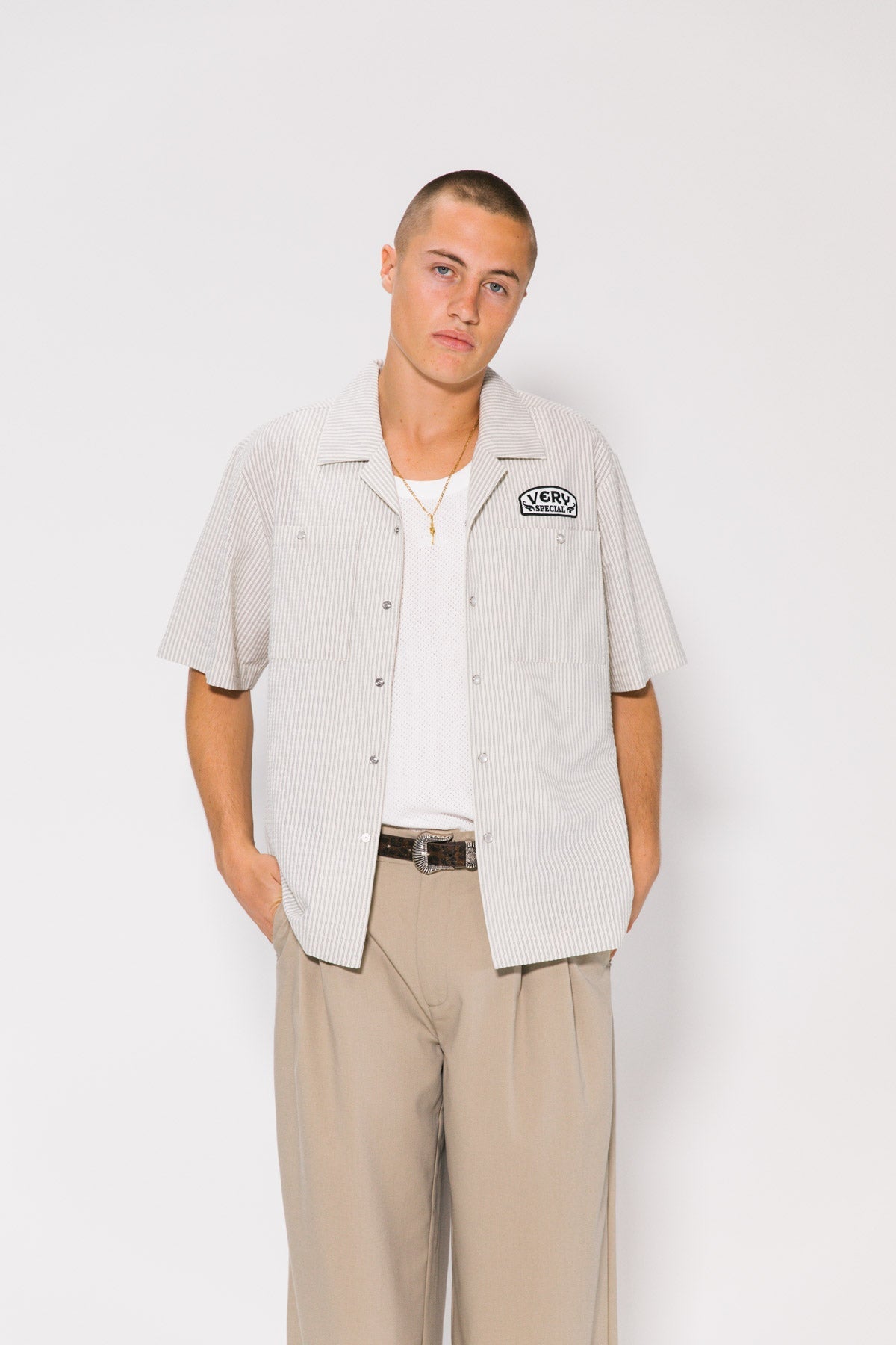 Seersucker Workshirt Something Very Special