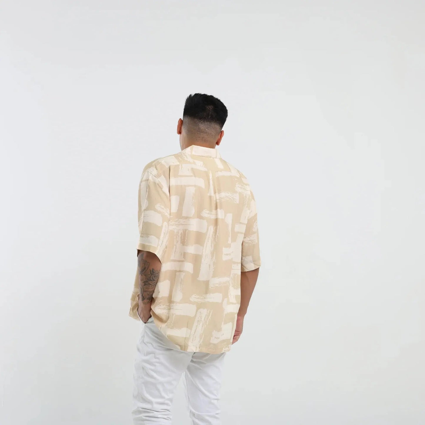 Sand Viscose Shirt Vons Collective