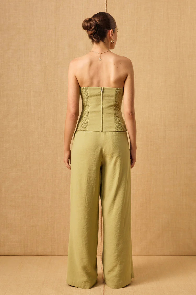 Scenic Pant - Olive Mon Renn at cloth in brick 04